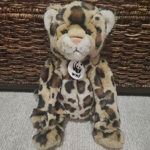 🐆Vintage Retired 2002 Build-A-Bear WWF World Wildlife Fund Leopard Plush